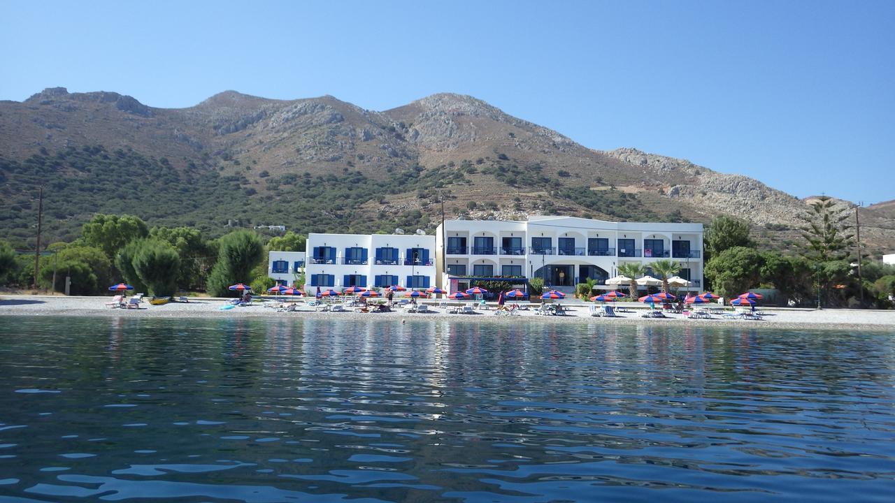 Hotel Eleni Beach Livadia  Bagian luar foto